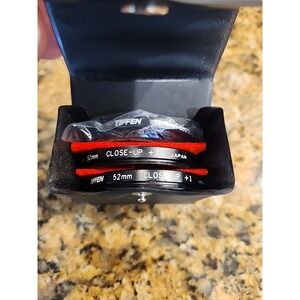 52mm TIFFEN Close-Up Macro +1 +2 +4 Set Kit Lens Filter Genuine Japan with Case